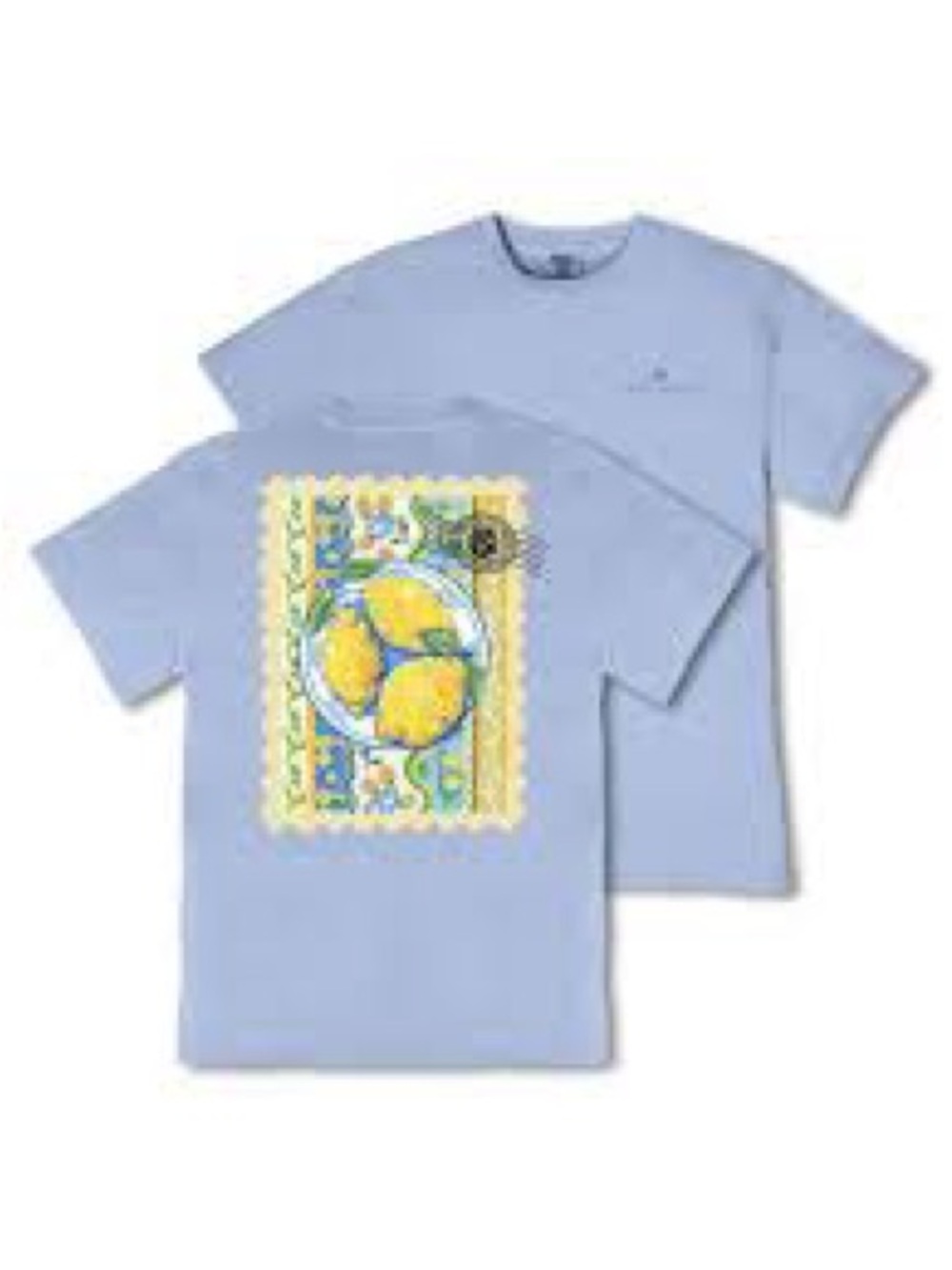 NWT Simply Southern Youth Small Lemon Floral Graphic T-Shirt